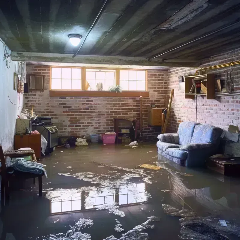 Flooded Basement Cleanup in Baltic, SD